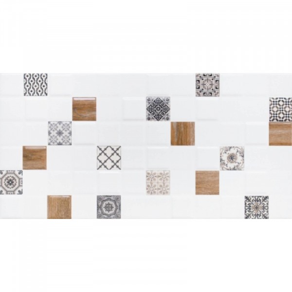 Фото Декор астрид 20*40 белый 1041-0238