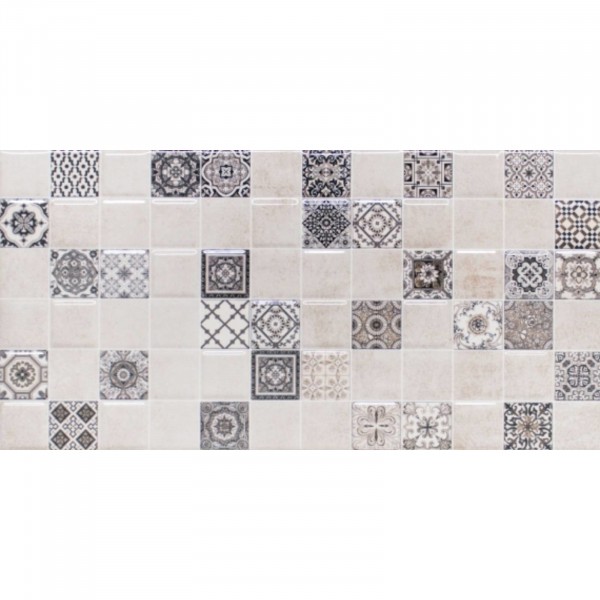 Фото Декор астрид кофейный 20*40 бежевый 1041-0237