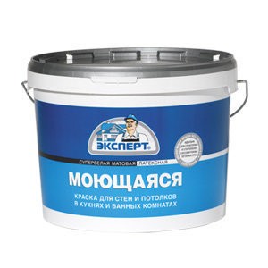 Фото Краска эксперт моющаяся супербелая 3кг