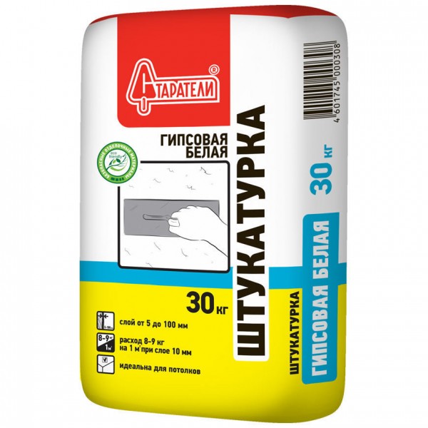 Фото Штукатурка гипсовая белая старатели, 30 кг