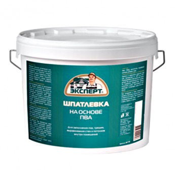 Фото Шпатлевка пва 1,5кг ведро /эксперт/ 17718
