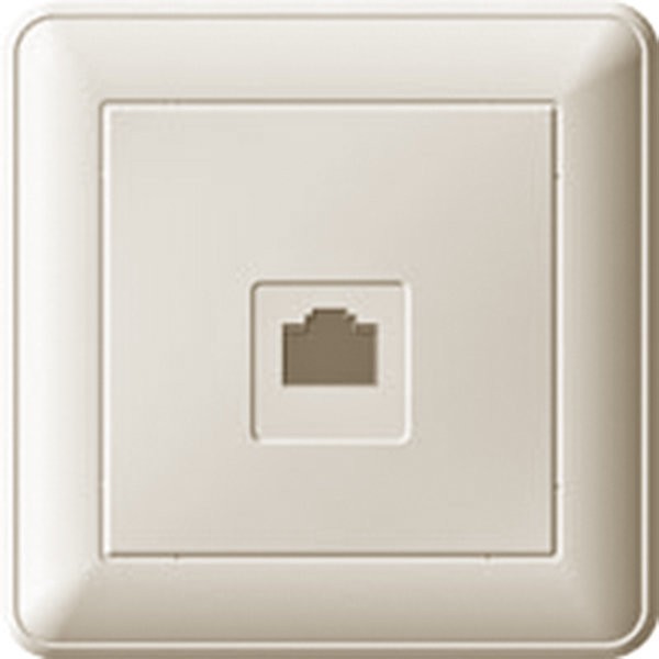 Фото Розетка компьютерная se wessen w59 скрытая rj45 с рамкой, сл.кость, rsi-152k5e-28