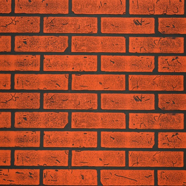 Фото Панель стеновая мдф 1220х2440х6мм кирпич красный обожженый