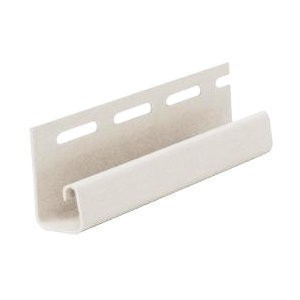 Фото Профиль j-фаска fineber, цвет белый, 3.05 м