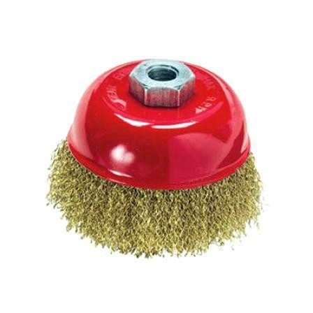 Фото Щетка для мшу чашка 125мм стальная проволока matrix 74606