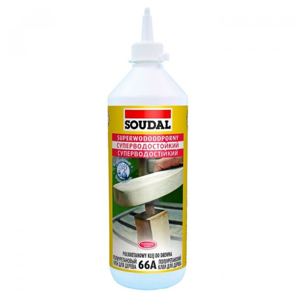 Фото Клей soudal №66а для дерева полиуретановый суперводостойкий d4 250гр