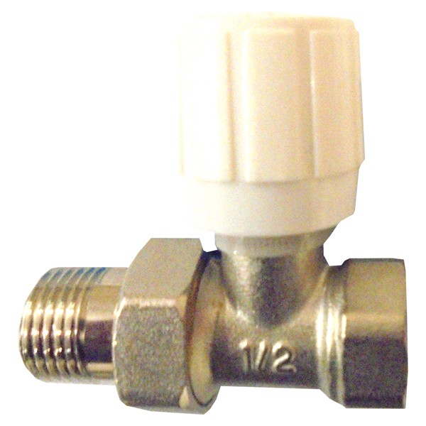 Фото Кран для радиатора прямой 1/2