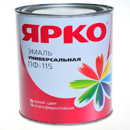 Фото Эмаль ярко пф-115 1,9кг зеленая  /ярославль/