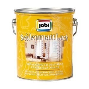Фото Эмаль jobi l32 0,9л матовая белая