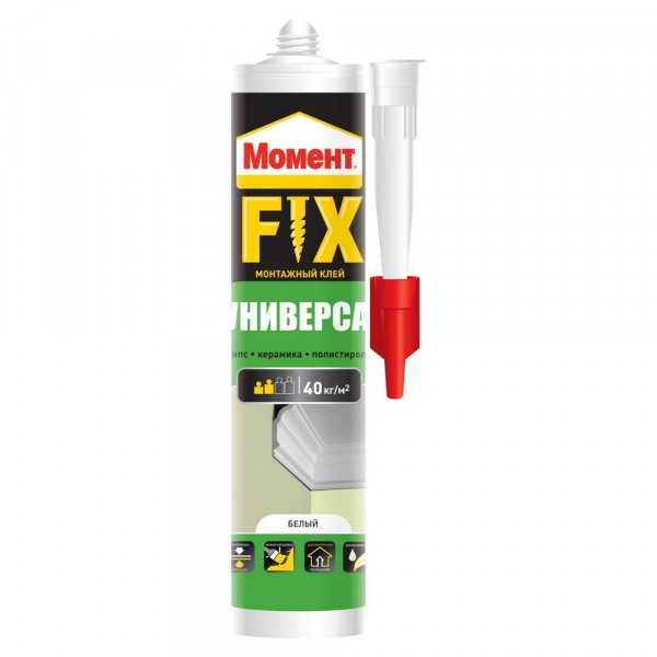 Фото Клей монтажный момент fix универсал 380 гр.