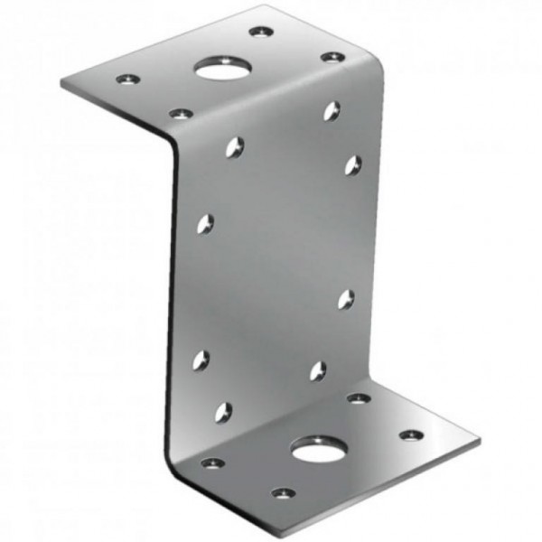 Фото Уголок крепежный z-образный оцинк. 45х90х45х65х2,0 мм