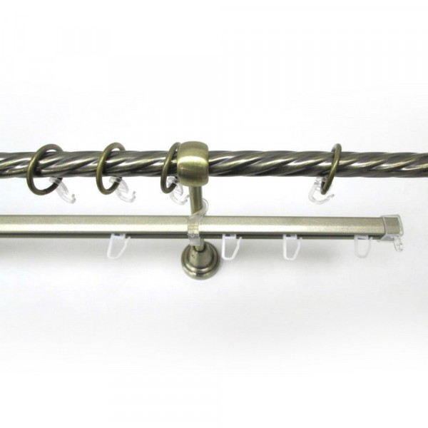 Фото Карниз металлический д16 см-2407/1ш 160см