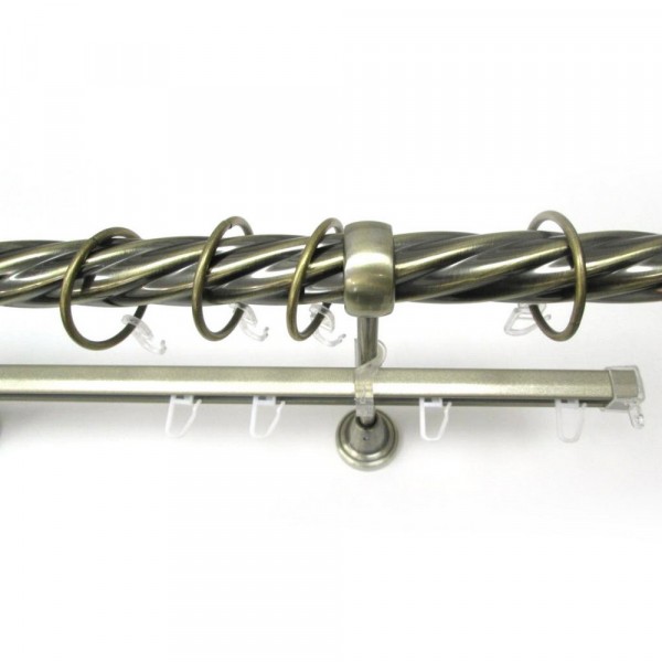 Фото Карниз металлический д25 см-2408/1ш 300см