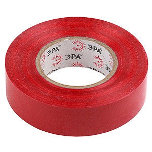 Фото Изолента пвх 15мм*20м*0,15мм красная, эра