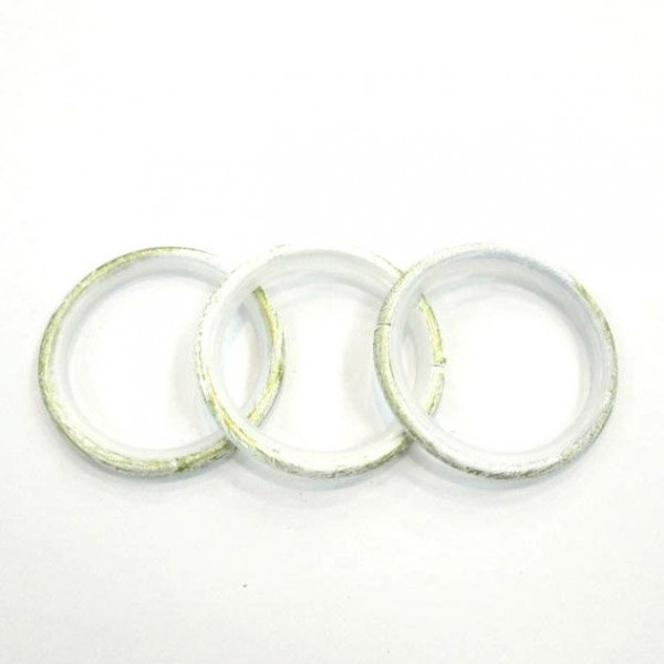 Фото Кольцо д25 сф25-410-33 бел. золото /10шт/