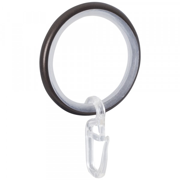 Фото Кольцо 20.1.1.655 с пластиковой вставкой шоколад /10шт/