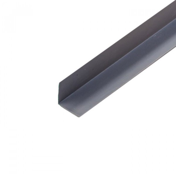 Фото Угол пвх 30*30мм 2,7м серый/д/