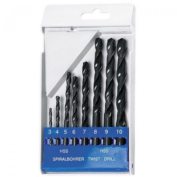 Фото Набор сверл по металлу 8шт 3-10мм hss нитридтитан. sparta 723205