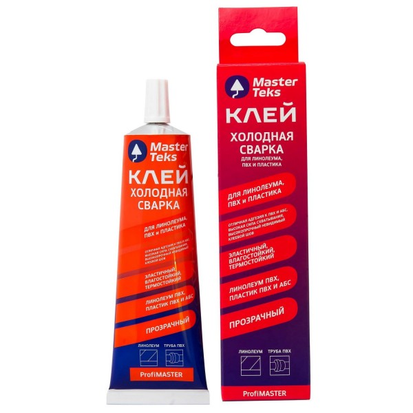Фото Клей холодная сварка masterteks 115г бесцветный