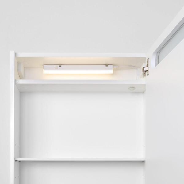 Фото Зеркальный шкаф итана roberto 60 600х170х790 правое (белый глянец)