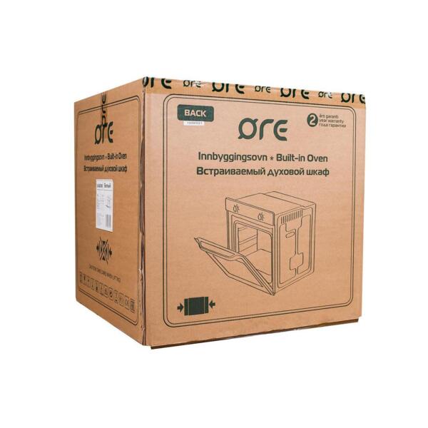 шкаф духовой белое стекло ore va60w 60 см 4 функции