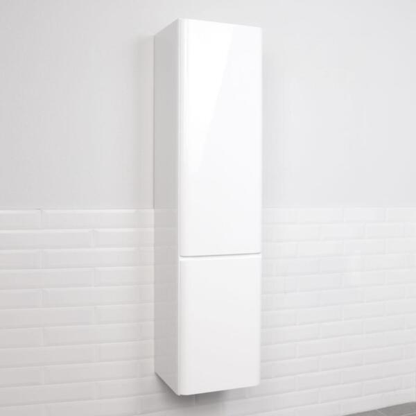 Фото Пенал подвесной итана roberto 40 400х350х1550 (белый глянец)