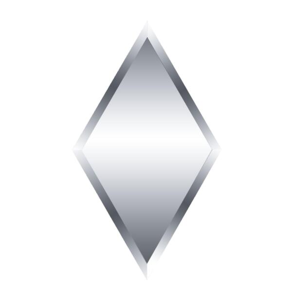 Фото Плитка зеркальная ika ромб 190х330 с фацетом