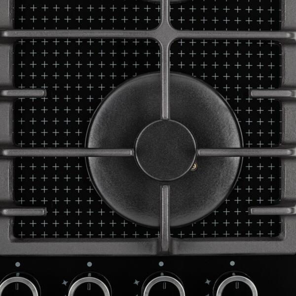 поверхность варочная газовая ardore 60 bl krona независимая 00026318