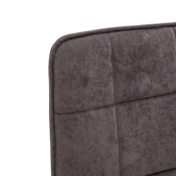 Фото Стул leset норман, металл черный, ткань кофейный