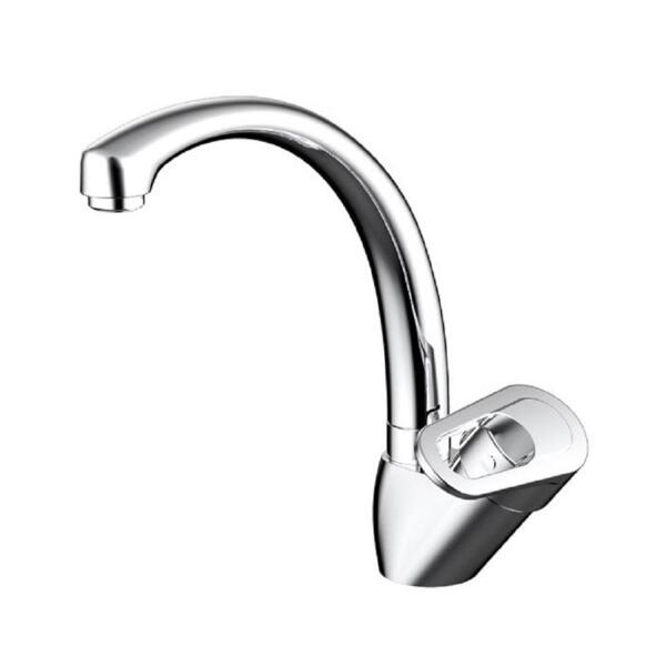 Фото Смеситель для кухни однорычажный bravat loop f7124182cp-rus