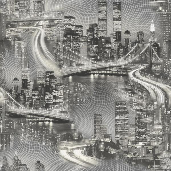 Фото Обои с6-д720 сталкер-06 бумага 0,53*10,05м города серый