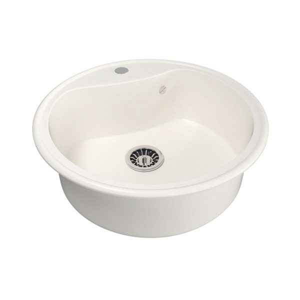 Фото Мойка кухонная искуственный мрамор mixline 49х49 533497