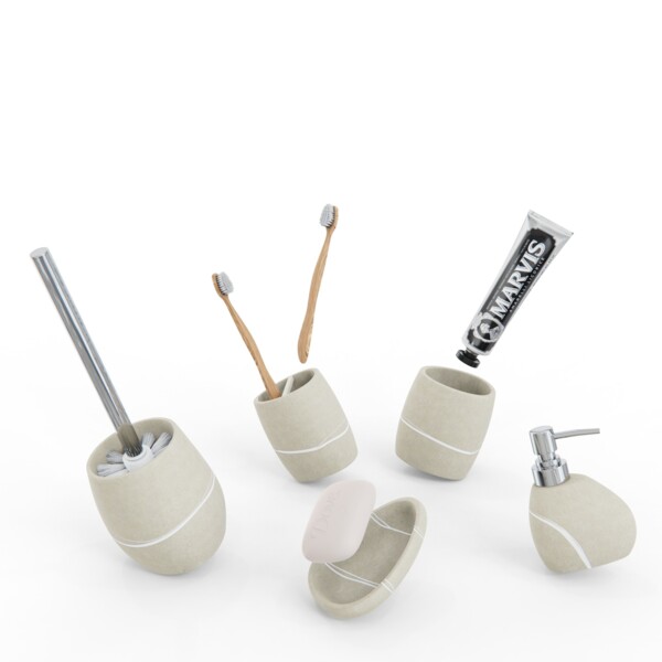 Фото Стакан для зубных щеток настольный line fora for-ln042nat