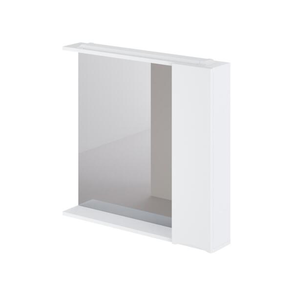 Фото Шкаф зеркало итана мишель 80 800х150х750 правое  (белый глянец)