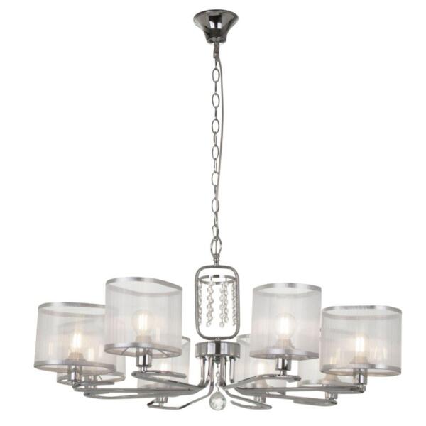 Фото Люстра подвесная freya elin fr5016pl-08ch е14 8x40вт ip 20 хром