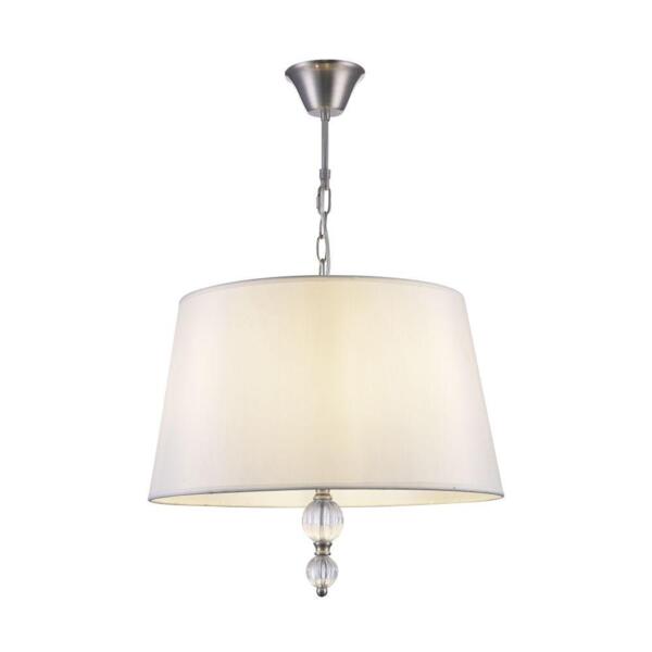 Фото Люстра подвесная freya milena fr5679pl-03n е14 3x60вт ip 20 никель