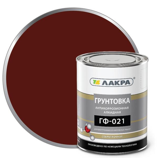 Фото Грунтовка гф-021 1,0кг красно-коричневая л-с