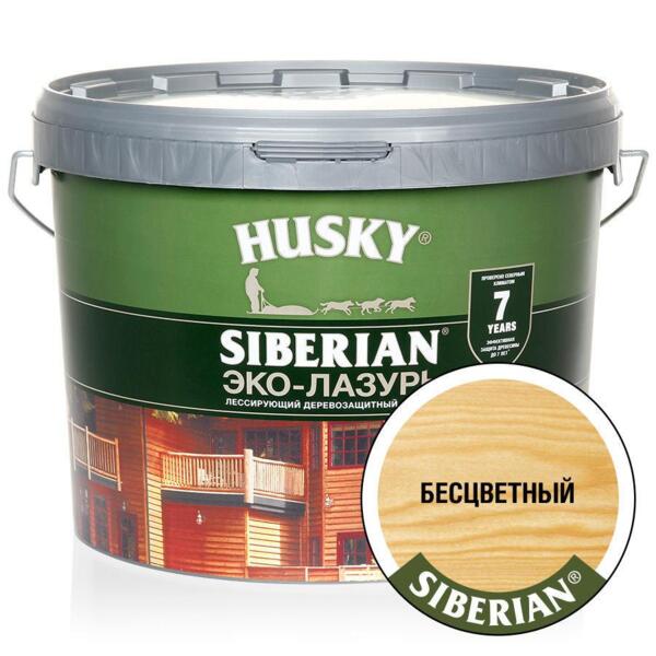 Фото Антисептик Husky Siberian  полуматовая бесцветная (9л)