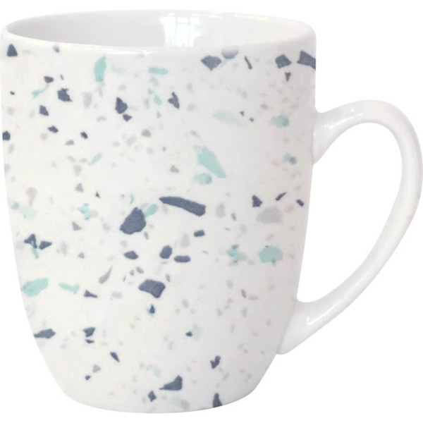 Фото Кружка 390мл terrazzo apollo фарфор серо-бирюзовый ter-31-gt