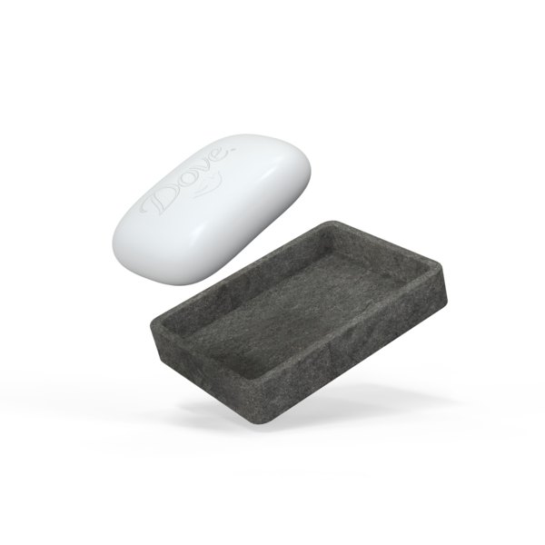 Фото Мыльница настольная stone black fora for-stn36bl