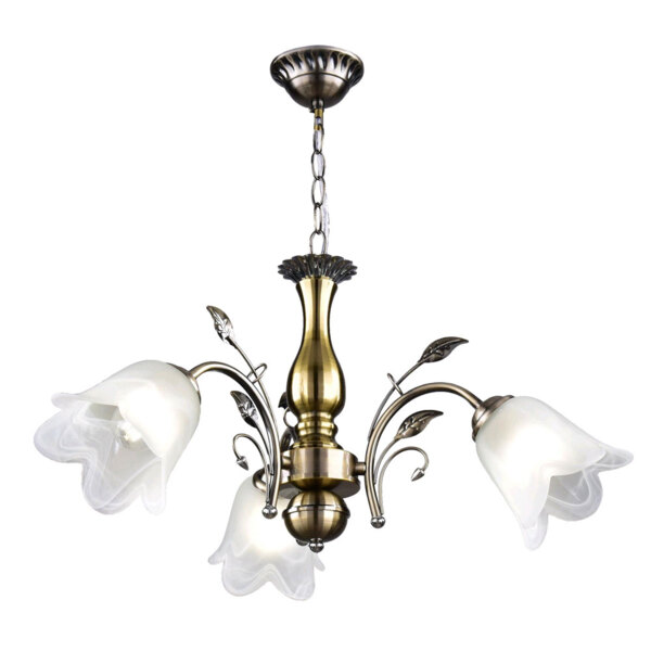 Фото Люстра подвесная россвет рс21218 ab/3p е27 3x60вт ip20