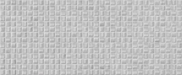 Фото Плитка настенная (рельеф) supreme grey серый (мозаика) 02 25х60
