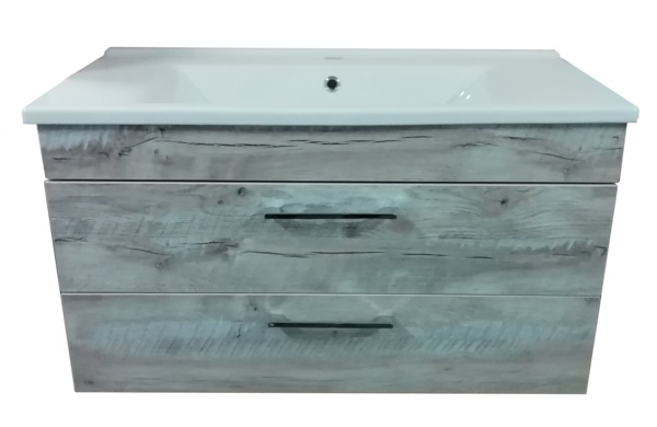 Фото Тумба подвесная azario milana 85 с раковиной atria 85 cs00058286