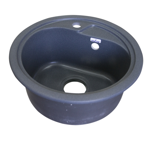 Фото Мойка кухонная искуственный мрамор mixline 44х44 547623