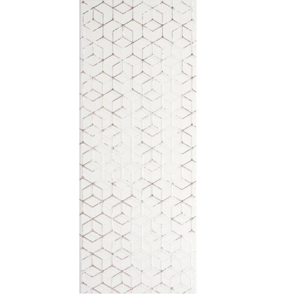 Фото Декор narni geo белый 20х50 49848