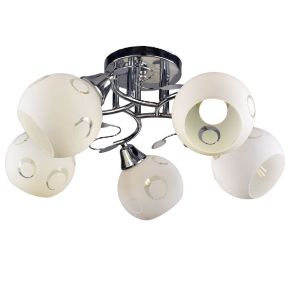 Фото Люстра потолочная россвет диалог рс22754/5 е27 5x60вт ip20