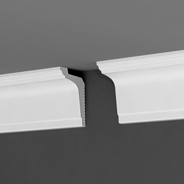 Фото Плинтус потолочный де-багет 08 50/80 2м