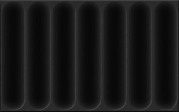 Фото Плитка настенная (рельеф) марсель черный низ 02 25х40