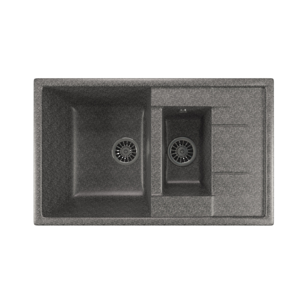 Фото Мойка кухонная искуственный мрамор mixline 77х49 525179