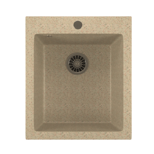 Фото Мойка кухонная искуственный мрамор mixline 49х42 525096